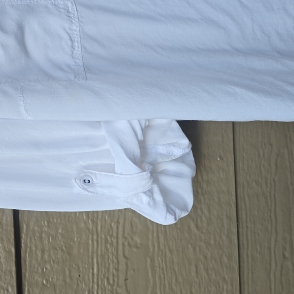 Torrid Harper 3/4 Sleeve Pullover Blouse White Challis Blouse 3x - Picture 5 of 10